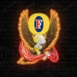 Military Patriotic Neon Sign Bespoke Foster8217s Logo Custom American Eagle 1