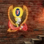 Military Patriotic Neon Sign Bespoke Foster8217s Logo Custom American Eagle 1