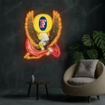 Military Patriotic Neon Sign Bespoke Foster8217s Logo Custom American Eagle 1