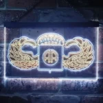 Military Patriotic Neon Sign Us Army 82nd Airborne Division Wings 1