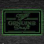 Miller Genuine Draft Metal Sign Logo 1
