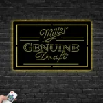 Miller Genuine Draft Metal Sign Logo 1