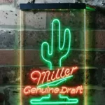Miller Genuine Draft Neon Sign Succulent 1