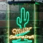 Miller Genuine Draft Neon Sign Succulent 1