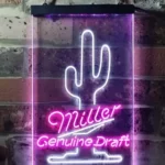 Miller Genuine Draft Neon Sign Succulent 1