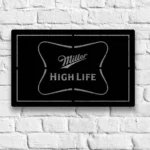 Miller High Life Metal Sign Logo 1
