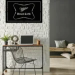 Miller High Life Metal Sign Logo 1