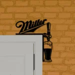 Miller High Life Metal Sign Tap Handle 1