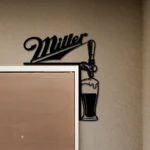 Miller High Life Metal Sign Tap Handle 1