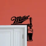 Miller High Life Metal Sign Tap Handle 1