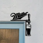 Miller High Life Metal Sign Tap Handle 1