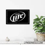 Miller Lite Metal Sign Classic 1