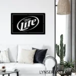 Miller Lite Metal Sign Classic 1