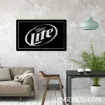 Miller Lite Metal Sign Classic 1
