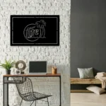 Miller Lite Metal Sign Palm Tree 1