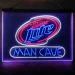 Miller Lite Neon Sign Artistic 3 Color 1