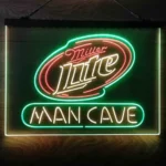 Miller Lite Neon Sign Artistic 3 Color 1