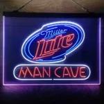 Miller Lite Neon Sign Artistic 3 Color 1