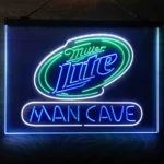 Miller Lite Neon Sign Artistic 3 Color 1