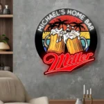 Miller Lite Neon Sign Custom Brew Mug Toast 1