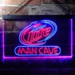 Miller Lite Neon Sign Man Cave Bar 1