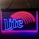 Miller Lite Neon Sign Rainbow 1