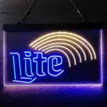 Miller Lite Neon Sign Rainbow 1