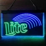 Miller Lite Neon Sign Rainbow 1