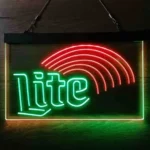 Miller Lite Neon Sign Rainbow 1