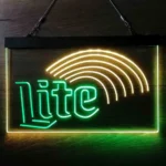 Miller Lite Neon Sign Rainbow 1