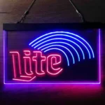Miller Lite Neon Sign Rainbow 1