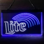 Miller Lite Neon Sign Rainbow 1