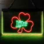 Miller Lite Neon Sign Shamrock 1