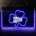Miller Lite Neon Sign Shamrock 1