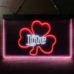 Miller Lite Neon Sign Shamrock 1