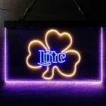 Miller Lite Neon Sign Shamrock 1