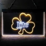 Miller Lite Neon Sign Shamrock 1