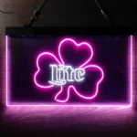 Miller Lite Neon Sign Shamrock 1