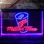 Miller Lite Neon Sign Time Can 1