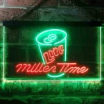 Miller Lite Neon Sign Time Can 1