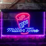 Miller Lite Neon Sign Time Can 1