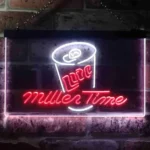 Miller Lite Neon Sign Time Can 1