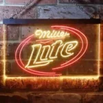 Miller Lite Neon Sign Timeless Home Bar 1