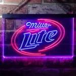 Miller Lite Neon Sign Timeless Home Bar 1