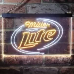 Miller Lite Neon Sign Timeless Home Bar 1