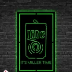 Miller Metal Sign Custom It Time 1