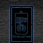 Miller Metal Sign Custom It Time 1