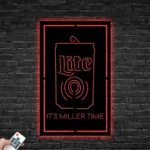 Miller Metal Sign Custom It Time 1