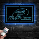 Miller Metal Sign It Time Lite 1