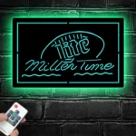 Miller Metal Sign It Time Lite 1